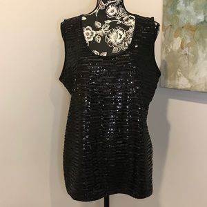 Jones New York Sequined Top